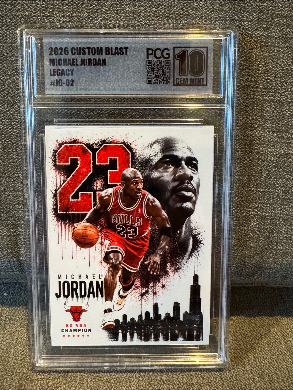 Michael Jordan - Legacy - 2026 Custom Blast -  #JG-02 PCG 10 Gem Mint